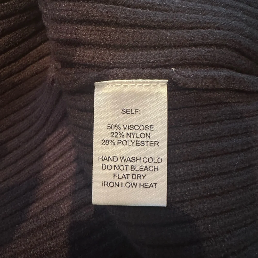 NWT! Vici Black Ribbed Puff Sleeve Sweater Dress - Picture 7 of 10